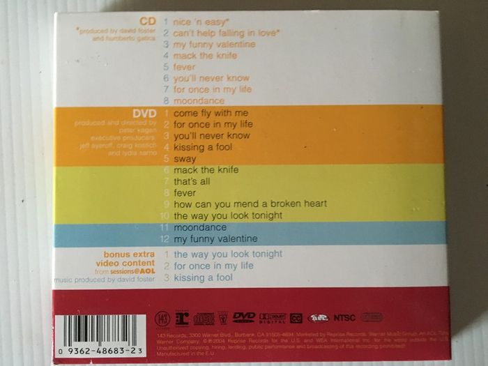 Michael Buble [2004] Come Fly With Me (CD+DVD Digipak Album)
