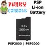 PSP2000 PSP3000 Replacement Battery Rechargeable 2400mAh Li-ion Battery Pack PSP 2000 3000 Image 3