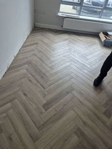 herringbone floor