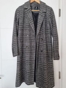 Checked coat size 8 perfect condition