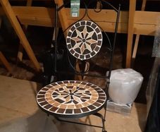 Garden / Patio mosaic chairs x 2