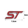 Metal Red Blue ST Front Grille Sticker Car Head Grill Emblem Badge Chrome Sticker for FORD FIESTA FOCUS MONDEO Auto Car Styling Image 2