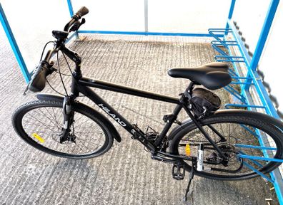 Hiland Hybrid Disc GT+ Commuter Bundle (Large) w/ Kryptonite Lock