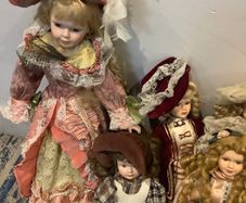Vintage porcelain dolls