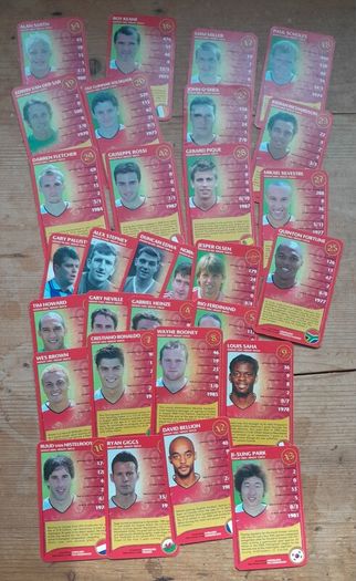 3 Manchester United Top Trumps