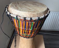 African Djembe Wooden Drum