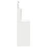 Dressing Table with LED Lights White 96x40x142 cm Image 5