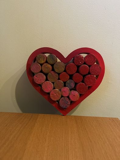 Heart shaped decoration