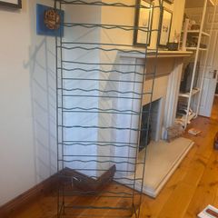 Vintage French Wine Bottle Rack