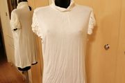 Women's Cream Knot Sleeve Polo Neck