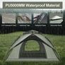 Camping Tent Automatic 2-3 Person Instant Tent Pop Up, Double Layer Waterproof & Windproof Dome Tent Removable Outer Easy Setup for Trekking, Families, Backpacking Image 2