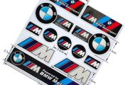 Reflective Car Badge Decor Stickers Car Motorcycle Night Driving Safety Luminous Decals For BMW 1 3 5 7 Series X1 X3 X5 X7