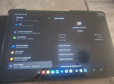samsung a9+ tablet with case