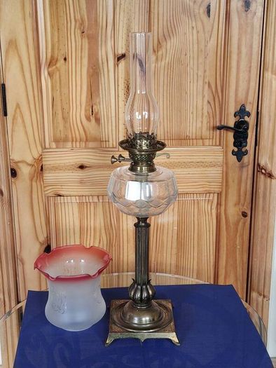 Antique oil lamps in very good condition. 305 each