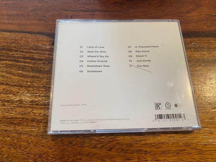 Boy & Bear Limit of Love CD