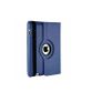 360 Rotating PU Leather Case Compatible For iPad Mini 4 Stand Cover New Black/ Blue Image 2