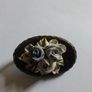 Vintage Floral Rose Brooch Image 2