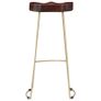 Gavin Bar Stools 2 pcs Solid Mango Wood Image 3