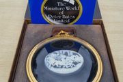 Collector's miniature wall plaque
