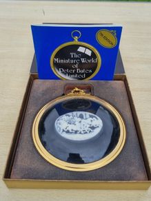 Collector's miniature wall plaque