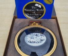 Collector's miniature wall plaque