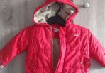 Dudu quality Winter jacket 2/3 years red barely worn red
