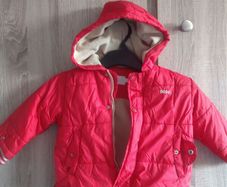 Dudu quality Winter jacket 2/3 years red barely worn red