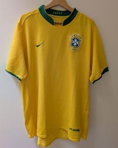 Genuine Vintage 2006 Nike Brazil Home Jersey Shirt Mens XL