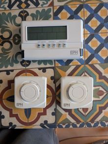 EPH 3 Zone Programmer and 2 Wired Thermostats
