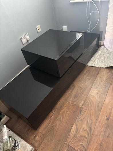Black Lacquer TV & Storage