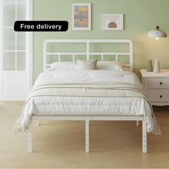 King Size Bed Frame 5ft with Curved Headboard