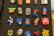 Star Wars / transformers croc charms