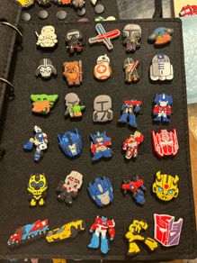 Star Wars / transformers croc charms