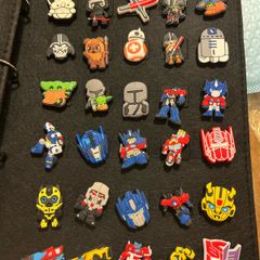 Star Wars / transformers croc charms