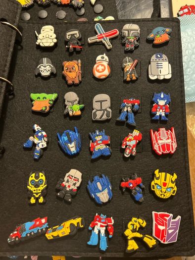 Star Wars / transformers croc charms