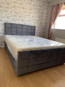 Luxus Sandy Divan Beds With Memory Foam Mattresses Available In All Sizes, Offering Free Cash On Delivery