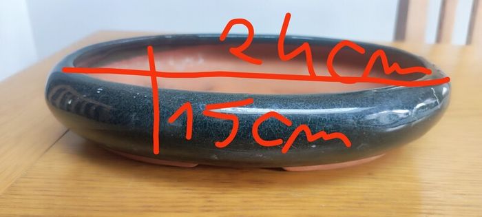 Oval Bonsai pot