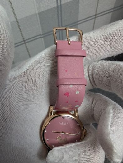RADLEY LONDON Ladies' Watch - Rose Gold with Pink Leather Heart Strap