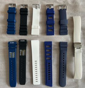 22mm rubber silicone watch bands
