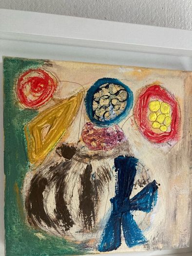 Original Abstract Painting Floral  Painting Contemporary Irish Art Fairy Art