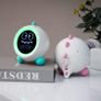 Children's Alarm Clock, Children's Sleep Trainer with Night Lights, Sound Machine, Alarm Clock with Alarm Time for Toddlers (Green) Image 6