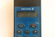 1996 Ericsson GA318 Blue Edition Vintage Phone &amp; Charger.