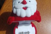 New Avon Santa Earrings