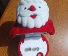 New Avon Santa Earrings