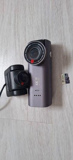 Dash Cam 4K Recording Car Camera Free 128GB SD cardNight Vision Video Recorder Wi-Fi, GPS