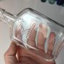 164 - Vintage Clear Glass Decorative Collectible Hennessy Bottle Image 2