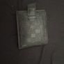 Black leather checkered louis vutton wallet Image 6