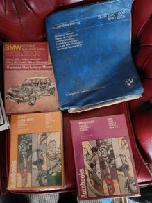 Bmw E10 manuals Blue and orange ones sold .