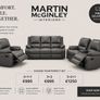 New Larson Full Leather Recliners Free Delivery Image 3