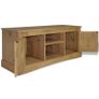 TV Cabinet Mexican Pine Corona Range 120x40x52 cm Image 3